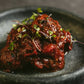 Meatballs in tomato sauce with mozarella